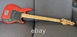 Peavey Fury bass USA refinished transparent red vintage 90's Super ferrite