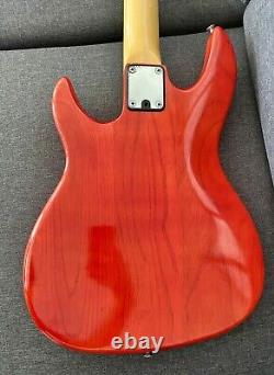 Peavey Fury bass USA refinished transparent red vintage 90's Super ferrite