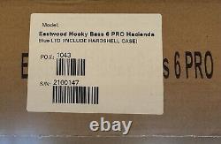 Peter Hook BASS GUITAR 6 PRO, New Order Joy division EASTWOOD HOOKY INC HARDCASE