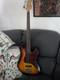 Phil Pro Fender Jazz Bass Copy Electric 4 String Guitar Sunburst