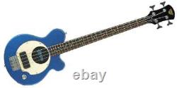 Pignose PGB-200 Metallic Blue Mini Electric Bass Guitar Built-in Speaker