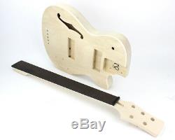 Pit Bull Guitars DHB-5 Semi-Hollow Electric Bass Guitar Kit