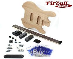 Pit Bull Guitars SHB-4 Headless Electric Bass Guitar Kit