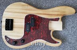 Precision Bass Body. Sycamore, oil & wax. Pickups, electronics etc