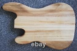 Precision Bass Body. Sycamore, oil & wax. Pickups, electronics etc