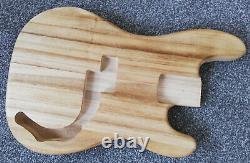 Precision Bass Body. Sycamore, oil & wax. Pickups, electronics etc