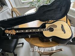 RARE Fender Kingman Bass Guitar SCE Acoustic-Electric Natural California Series