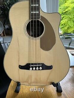 RARE Fender Kingman Bass Guitar SCE Acoustic-Electric Natural California Series