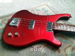 RICKENBACKER 4004L Laredo bass, metallic ruby, absolutely mint with case + tags