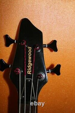 RIDGEWOOD Electric Pj Bass Guitar Exce Cond. 24fret