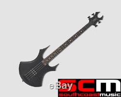 RRP $1100 BC RICH VIRGIN BLACK ONYX ELECTRIC BASS GUITAR NEW with WARRANTY