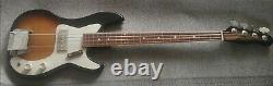 Rare 70s Guyatone Telecaster Bass Guitar Gold Foil Pickup full scale JAPAN