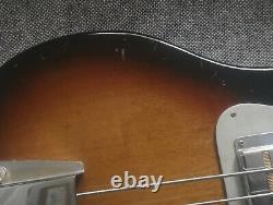 Rare 70s Guyatone Telecaster Bass Guitar Gold Foil Pickup full scale JAPAN