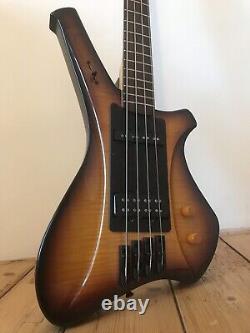 Rare Avian Condor Flame Top Bass Stunning Guitar Ampeg Scroll Head Unique Design