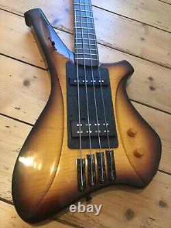Rare Avian Condor Flame Top Bass Stunning Guitar Ampeg Scroll Head Unique Design