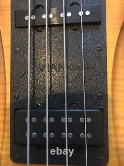 Rare Avian Condor Flame Top Bass Stunning Guitar Ampeg Scroll Head Unique Design