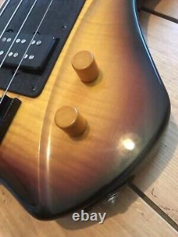 Rare Avian Condor Flame Top Bass Stunning Guitar Ampeg Scroll Head Unique Design