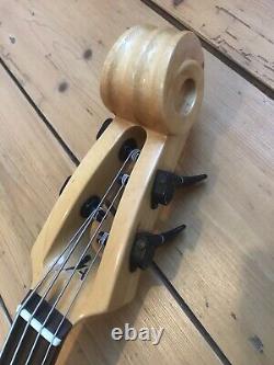 Rare Avian Condor Flame Top Bass Stunning Guitar Ampeg Scroll Head Unique Design