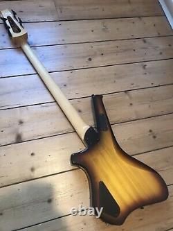 Rare Avian Condor Flame Top Bass Stunning Guitar Ampeg Scroll Head Unique Design