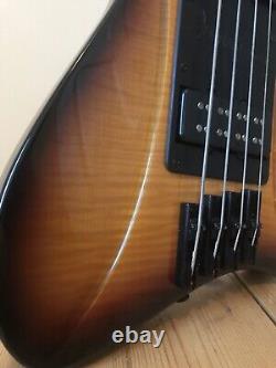 Rare Avian Condor Flame Top Bass Stunning Guitar Ampeg Scroll Head Unique Design