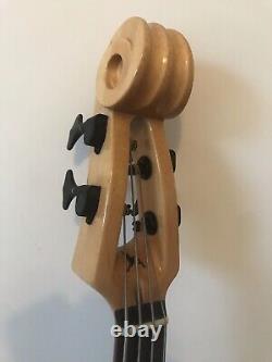 Rare Avian Condor Flame Top Bass Stunning Guitar Ampeg Scroll Head Unique Design