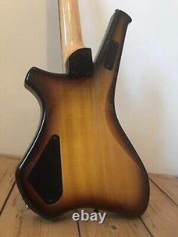 Rare Avian Condor Flame Top Bass Stunning Guitar Ampeg Scroll Head Unique Design
