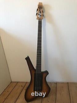 Rare Avian Condor Flame Top Bass Stunning Guitar Ampeg Scroll Head Unique Design