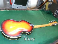 Rare Beatles 12 String Conrad Violin 60's Vintage Electric Bass Guitar