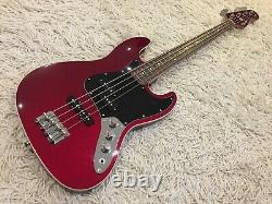 Rare Fender Japan FSR Aerodyne Jazz Bass in Old Candy Apple Red