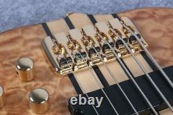 Rare Ken Smith 6 Strings Natural Maple Electric Bass Guitar Chinese eddition