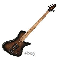 RedSub Coliseum Bass Guitar Black Burl Burst