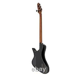 RedSub Coliseum Bass Guitar Black Burl Burst