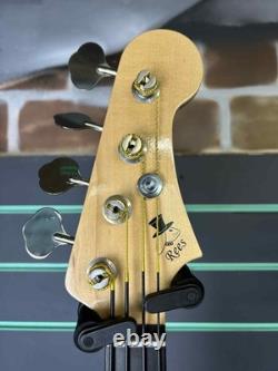 Rees Big F Light Fretless Bass Gloss Natural Fretless Electric Bass Guitar