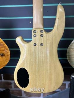 Rees Big F Light Fretless Bass Gloss Natural Fretless Electric Bass Guitar