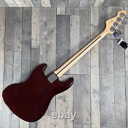 Revelation RBN'Quilted Maple' 4-String Electric Bass, Entwisle Pickups, NEW