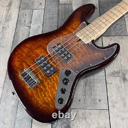 Revelation RBN'Quilted Maple' 4-String Electric Bass, Entwisle Pickups, NEW