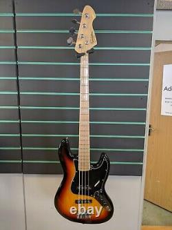 Revelation RB-67 3 Tone Sunburst Electric Bass Guitar