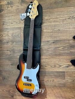 Revelation RPJ-77F Fretless PJ Bass Sunburst New Rare