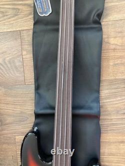 Revelation RPJ-77F Fretless PJ Bass Sunburst New Rare