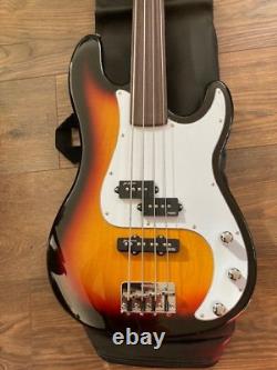 Revelation RPJ-77F Fretless PJ Bass Sunburst New Rare