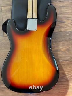 Revelation RPJ-77F Fretless PJ Bass Sunburst New Rare