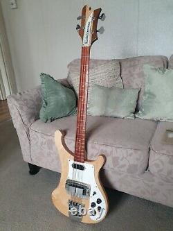 Rickenbacker 4001v63 bass 1999 Mapleglo with silver case, flame maple, near mint