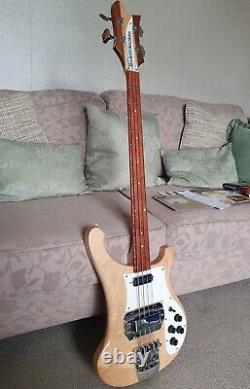 Rickenbacker 4001v63 bass 1999 Mapleglo with silver case, flame maple, near mint