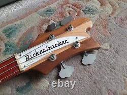 Rickenbacker 4001v63 bass 1999 Mapleglo with silver case, flame maple, near mint