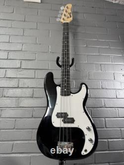 RockJam 4-String Electric Bass Guitar Black