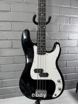 RockJam 4-String Electric Bass Guitar Black