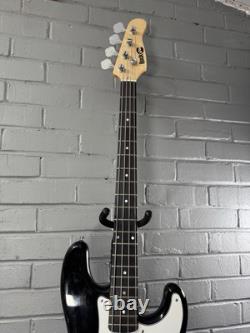 RockJam 4-String Electric Bass Guitar Black