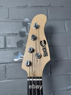 RockJam 4-String Electric Bass Guitar Black