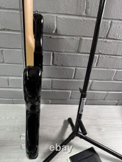 RockJam 4-String Electric Bass Guitar Black