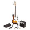 Rockjam Full-size Bass Guitar Kit 10-watt Amplifier, Tuner Stand & Bag